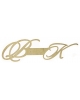 Drinking glasses decorations Initials GD1