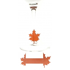 Drinking glasses decorations Leave GD3