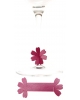 Drinking glasses decorations Flower GD4