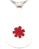 Drinking glasses decorations Flower GD4