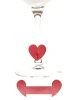 Drinking glasses decorations Heart GD6