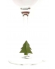 Drinking glasses decorations Spruce tree GD8
