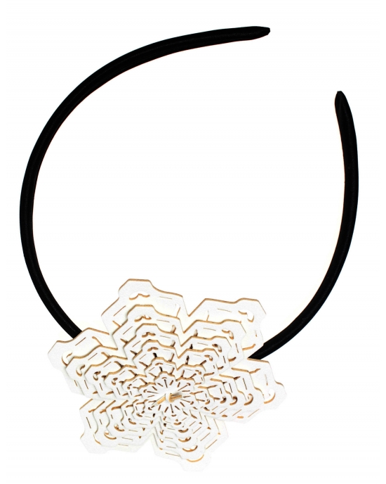 Head band Snowflakes AB94