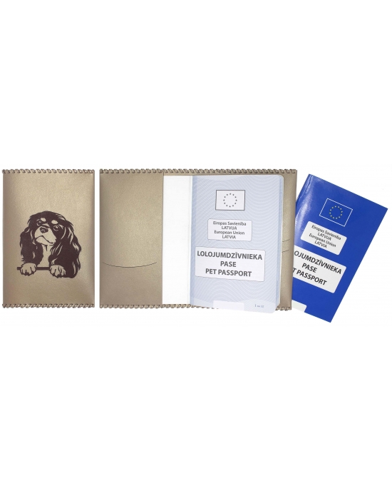 Pets passport cover Cavalier King Charles Spaniel PCP2 