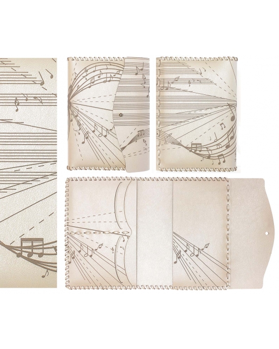 Passport/Card case Music PCC17