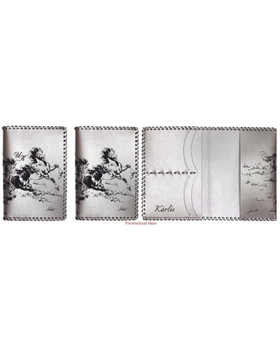 Passport/Card case Horses PCC14