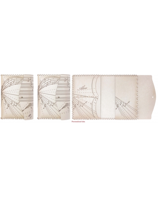 Passport/Card case Music PCC17